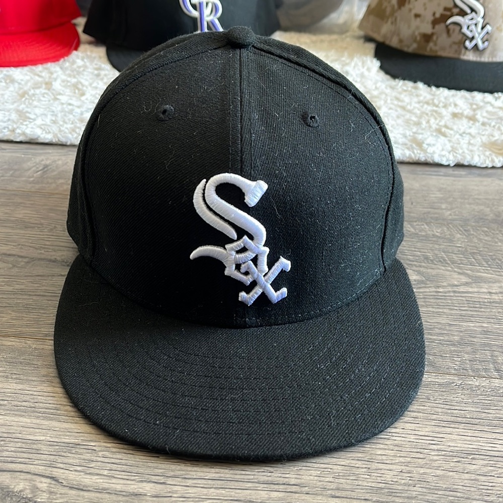 Sox baseball New Era 59Fifty black hat